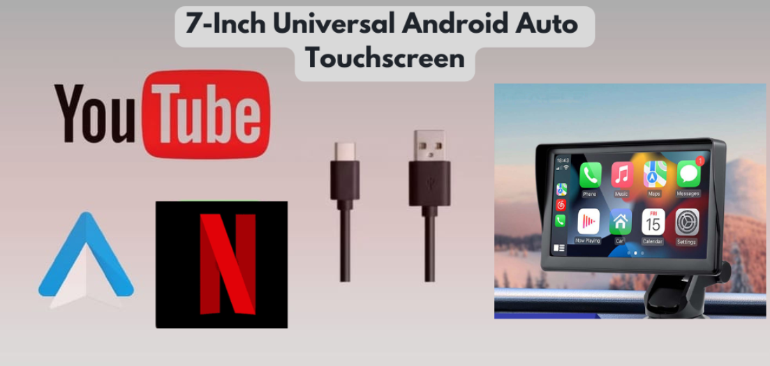 Wireless Android Auto 7-Inch Universal Adapter