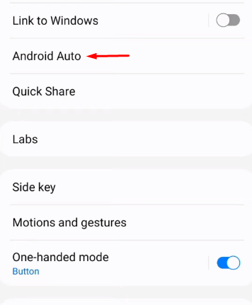 Android Auto Settings