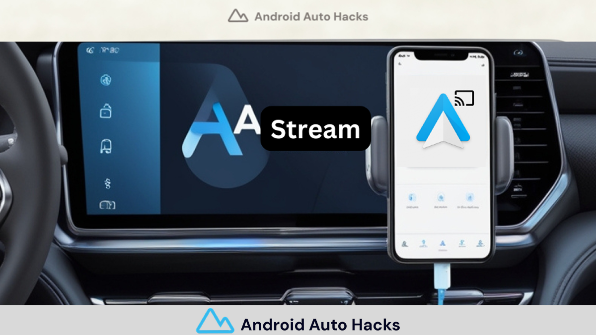 How to Add AAStream to Android Auto and Stream Any App Easily