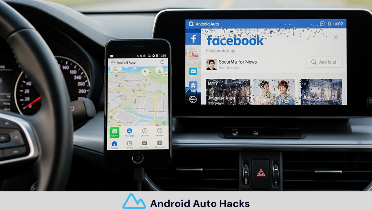 How to Add Facebook on Android Auto?