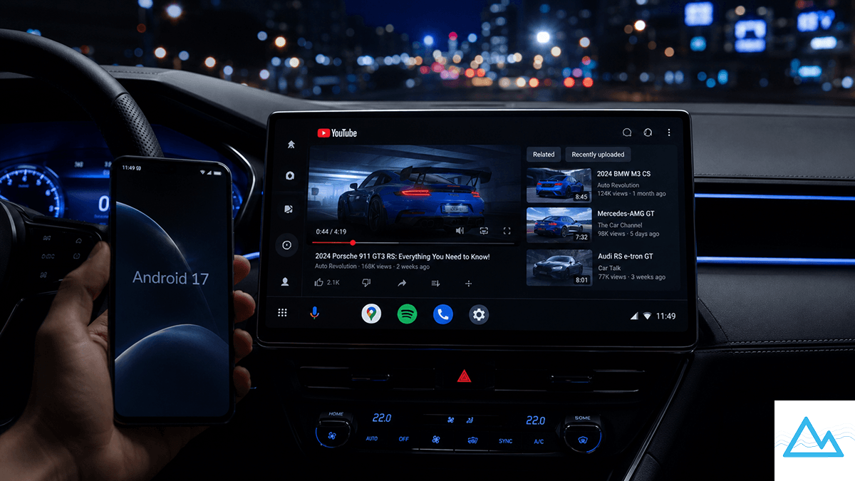 Android 17 and Android Auto: Watch YouTube Without the Wait